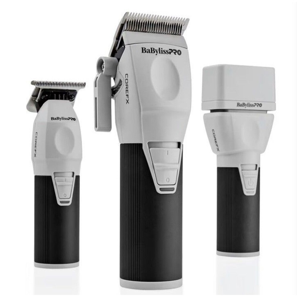 BaBylissPRO CoreFX Clipper, Trimmer & Double Foil Shaver Value Set